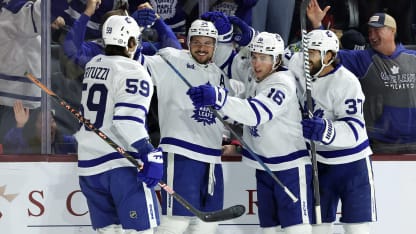 Auston Matthews scores 50th goal of season in 54th game