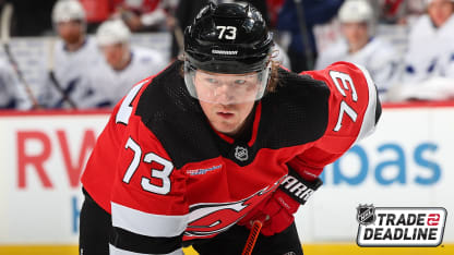 New Jersey Devils NHL trade deadline updates Toffoli goalie 