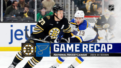 St Louis Blues Boston Bruins game recap March 11