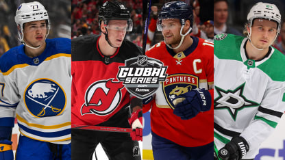 La NHL Global Series 2024 incluye a Sabres, Devils, Stars y Panthers