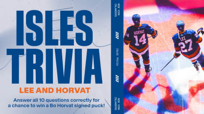 Islanders Trivia: Lee and Horvat