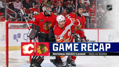 Calgary Flames Chicago Blackhawks game recap March 26