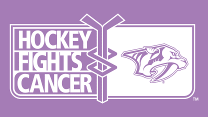 Nashville Predators Foundation to Host Hockey Fights Cancer Night on Nov. 18