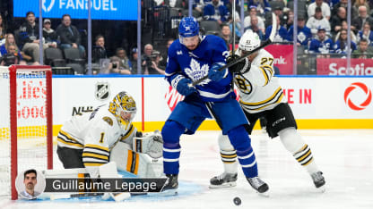 Leafs Bruins preview game 6 badge Lepage