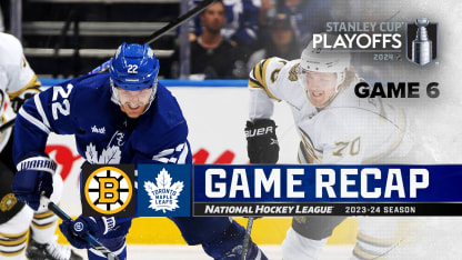 Boston Bruins Toronto Maple Leafs Game 6 recap May 2