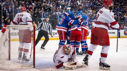 Rangers power play too much to handle for Hurricanes in series opener