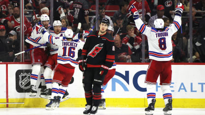Rangers win Game 3 in OT, push Hurricanes to brink