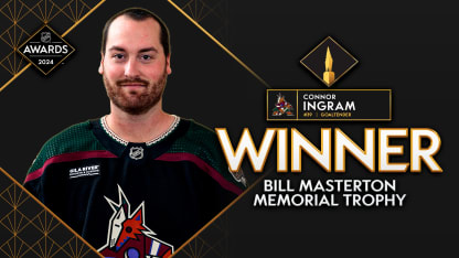 Connor Ingram wins Bill Masterton Memorial Trophy