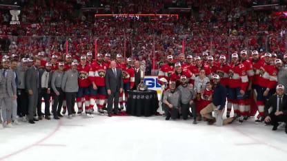 Florida Panthers Prince of Wales Trophy presentation