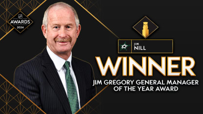Jim Nill wins Jim Gregory General Manager of the Year Award