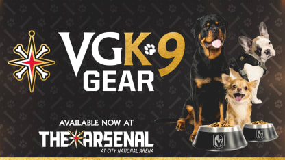 VGK-9 gear available now at The Arsenal at city national arena