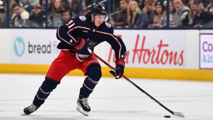 Kent Johnson signs three contract with Columbus Blue Jackets 