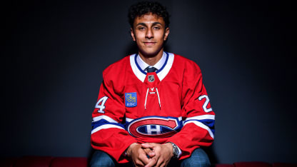 Michael Hage seeks to fulfill childhood dream with Montreal Canadiens