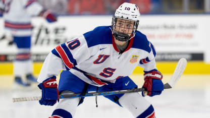 James Hagens impressing at World Junior Summer Showcase