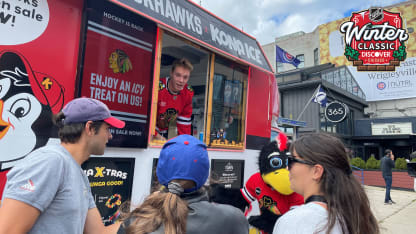 Blackhawks Alex Vlasic talks 2025 Winter Classic at Wrigley Field