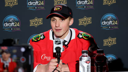 Blackhawks rétabli blessure Levshunov direction LAH