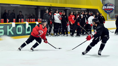 Los New Jersey Devils ya están en Praga para la Global Series 2024