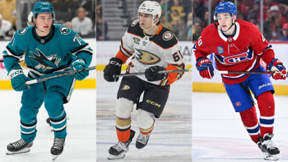 Celebrini Gauthier Hutson top 12 NHL rookies