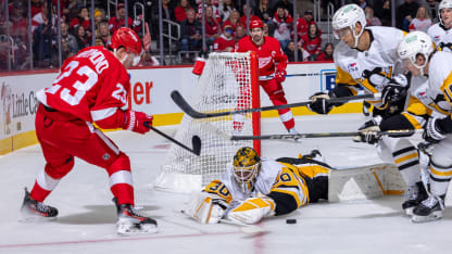 Pittsburgh Penguins Detroit Red Wings game recap October 10