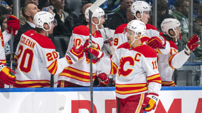 Flames celebrate