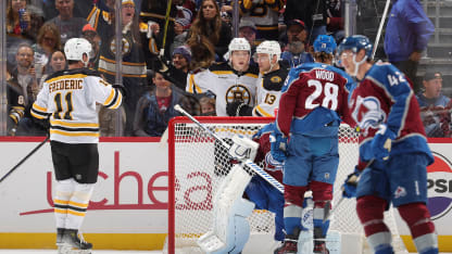 Boston Bruins Colorado Avalanche game recap October 16