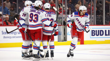 New York Rangers Detroit Red Wings game recap October 17