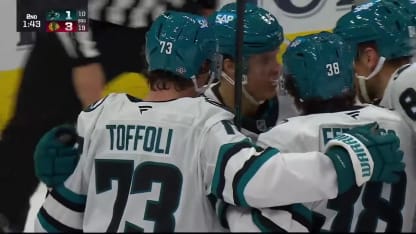 Toffoli puts the Sharks on the board