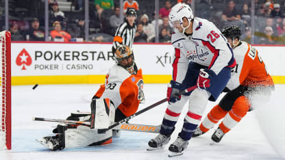 Washington Capitals Philadelphia Flyers game recap October 22