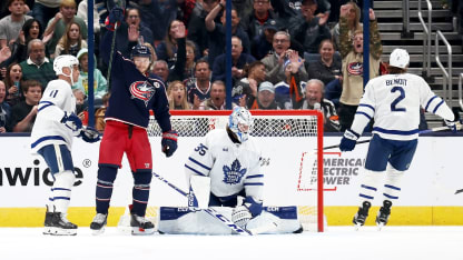 Toronto Maple Leafs Columbus Blue Jackets game recap October 22