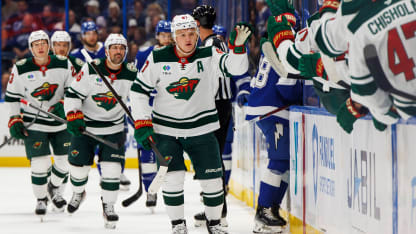 Minnesota Wild Tampa Bay Lightning game recap October 24