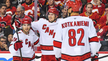 Carolina Hurricanes Calgary Flames game recap October 24