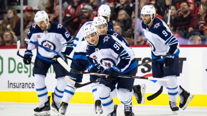 Winnipeg Jets Calgary Flames game recap October 26