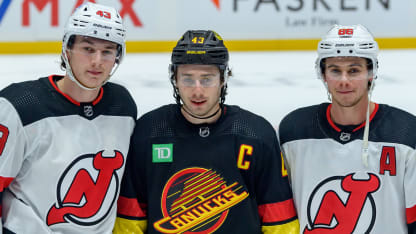 Hughes brothers Jack Luke Quinn to face off when Devils play at Canucks