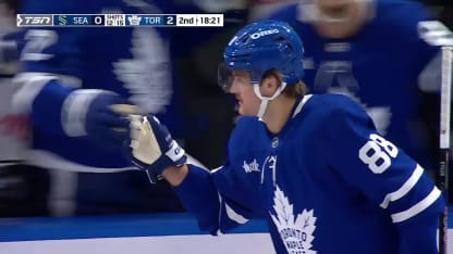 Nylander doubles lead