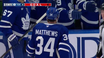 Auston Matthews with a Goal vs. Seattle Kraken