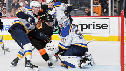 St. Louis Blues Philadelphia Flyers game recap October 31