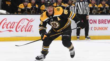 David Pastrnak BOS on benching