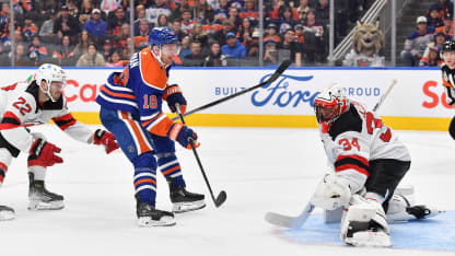 Les Oilers réduits au silence par les Devils