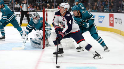 Columbus Blue Jackets San Jose Sharks game recap November 5