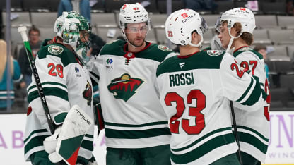 Minnesota Wild San Jose Sharks game recap November 7