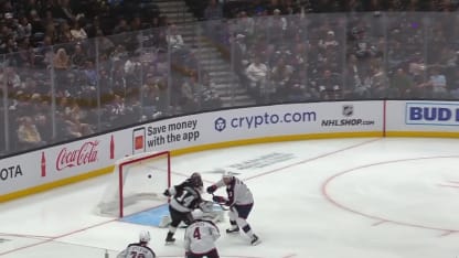 CBJ@LAK: Laferriere scores goal against Elvis Merzlikins