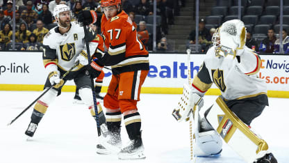 Vegas Golden Knights Anaheim Ducks game recap November 13