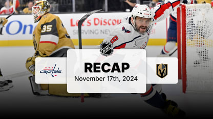 WSH at VGK | Recap