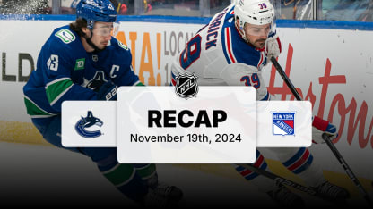 NYR at VAN | Recap