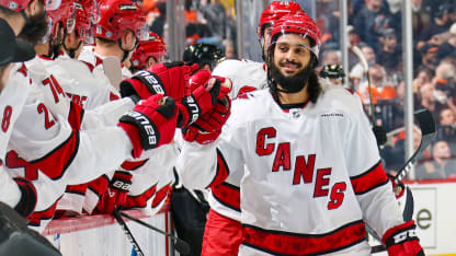 Recap: Three-Goal Third Pushes Canes Past Flyers