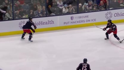 Werenski whips in wrister