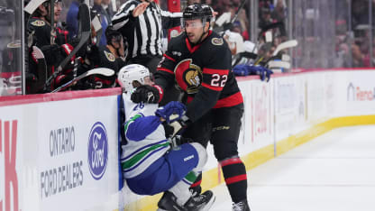 Senators fall short against Canucks