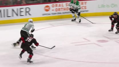 DAL@CAR: Heiskanen scores goal against Spencer Martin