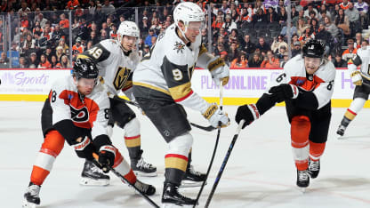 Vegas Golden Knights Philadelphia Flyers game recap November 25