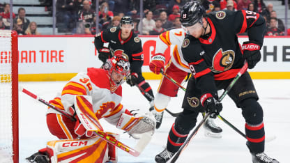 Calgary Flames Ottawa Senators game recap November 25